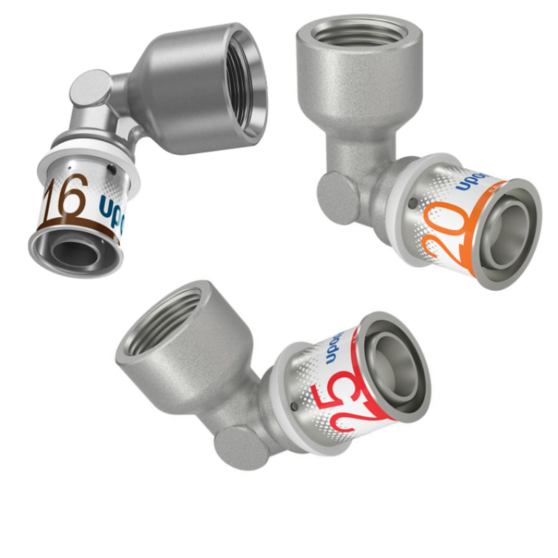 Uponor S-press - Knie schroefbus koppeling alle maten 